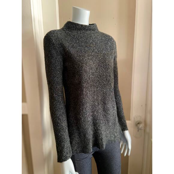 OLD NAVY Gray Speckled Mock Neck Sweater sz XS - Picture 1 of 11